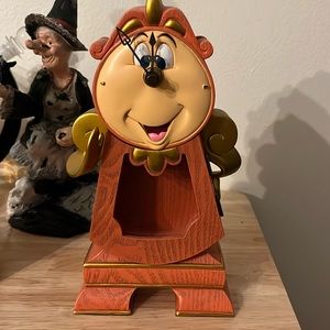 Disney Parks Exclusive Beauty and the Beast Cogsworth Clock